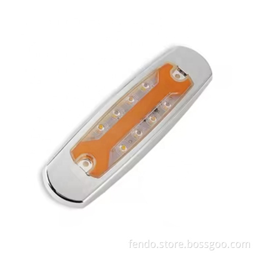 12V/24V Truck Trailer LED Side Marker Indicator Lamps - 14 LEDs Side Lights Car Accessories